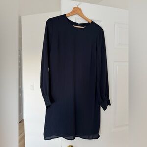 Banana Republic Navy Long Sleeve Dress size 2